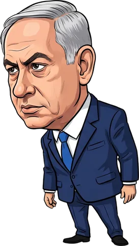 בנימין נתניהו, איור